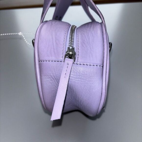 Free people say yes leather purse tote lavender purple new - Picture 5 of 16